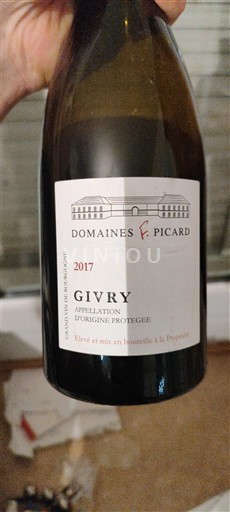 Burgundy Givry Domaine S Picard 2017
