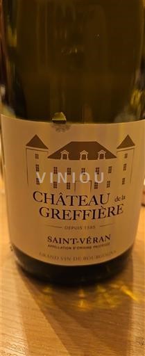 Burgundi Saint-Véran Château La Greffière Ei vuosikertaa