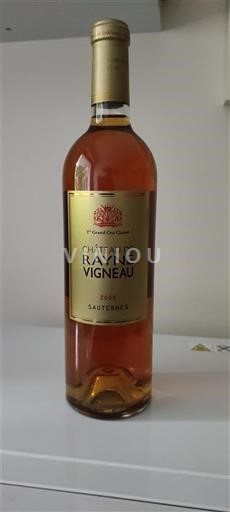 Bordeaux Sauternes Château Rayne Vigneau Madame de Rayne 2009