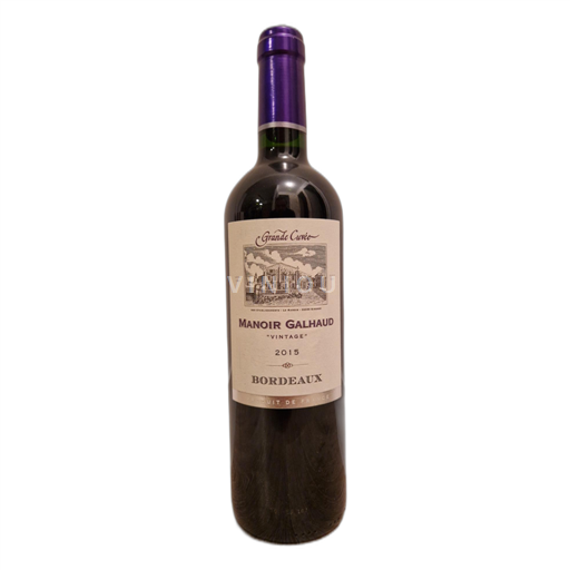 Burdeos Bordeaux Manoir Galhaud Grande 2015