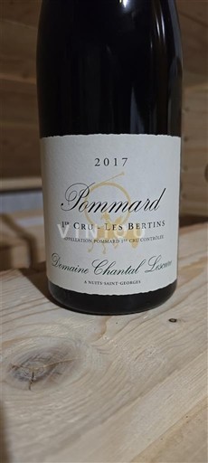 Burgundi Pommard Premier Cru Domaine Chantal Lescure 1er Cru Les Bertins 2017