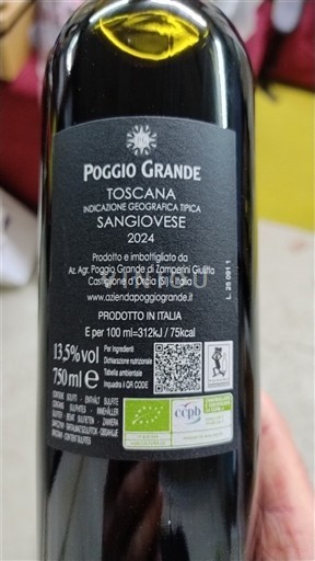 Toscana Non specificato Poggio Grande Sangiovese 2024