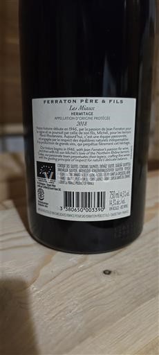 Rhône Valley Hermitage Ferraton Père & Fils Les Miaux 2018