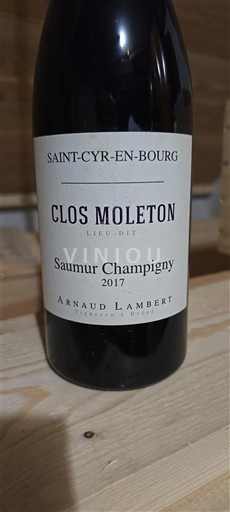 Valle della Loira Saumur-Champigny Arnaud Lambert Clos Moleton 2017