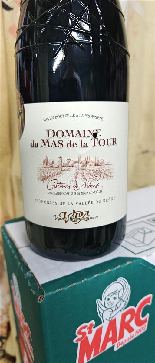 Vale do Ródano Costières de Nîmes Domaine Mas de la Tour Não Sazonado