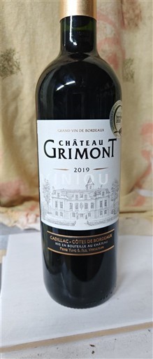 Bordeaux Cadillac Côtes de Bordeaux Château Grimont 2019
