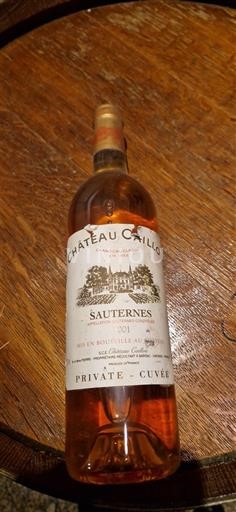 Bordeaux Sauternes Grand Cru Château Caillou Private - 2001
