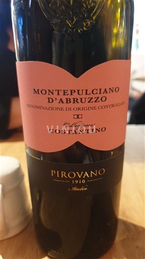 Abruzzo Wines Montepulciano d'Abruzzo Pirovano Collezione Costantino Non-Vintage