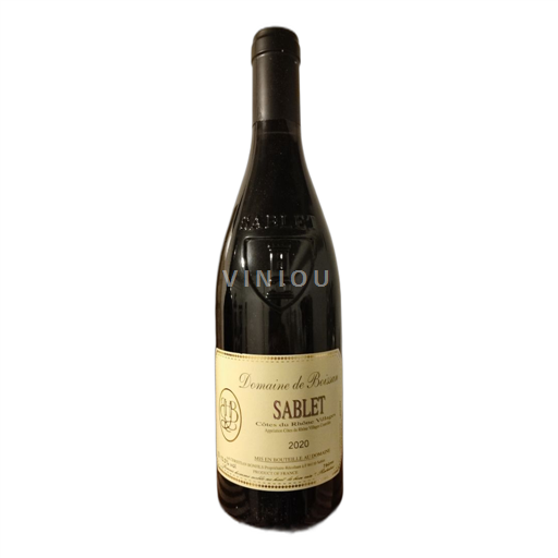 Vin Rouge sec Sablet Domaine Boissan 2020 France Vallée du Rhône Côtes-du-rhône-villages AOC