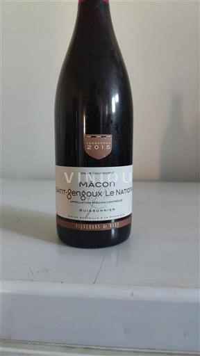 Burgundija Mâcon in Mâcon-villages Buissonnier 2015