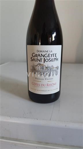 Thung lũng Rhône Côtes-du-rhône Domaine La Grangette Saint Joseph Vieilles Vignes Không niên vụ