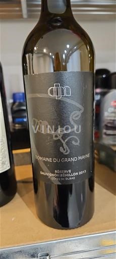 Sud-Ouest Côtes-de-duras Domaine Grand Mayne Réserve Sauvignon-Sémillon 2013