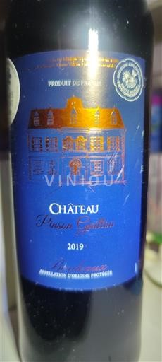 Bordeaux Castillon-côtes-de-bordeaux Château Pinson Castillon 2019