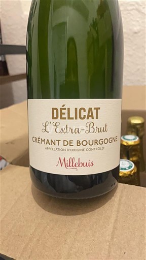 Burgundy Crémant de Bourgogne Millebuis Délicat L'Extra-Brut Non-Vintage