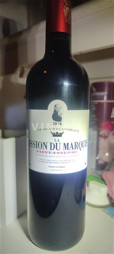 Burdeos Saint-Estèphe La Mission du Marquis 2016
