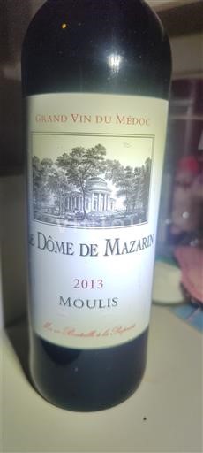 Bordeaux Ospecificerad Le Dôme de Mazarin 2013