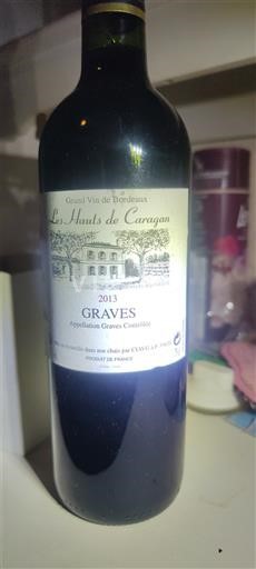 Bordeaux Graves Les Hauts de Caragnan 2013