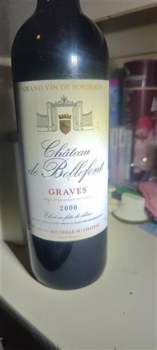 Bordeaux Graves Château Bellefont 2006