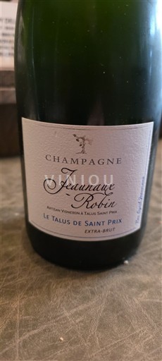 Champagne Sâm-panh Jeaunaux Robin Le Talus de Saint Prix Không niên vụ