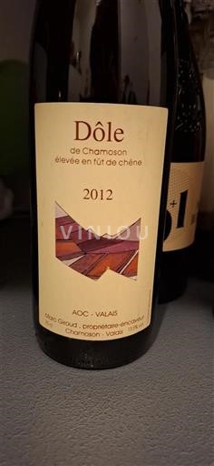 Valais Não especificado Jean Giguol Dôle de Chamoson élevée en fût de chêne 2012