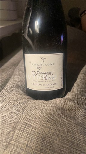 Champagne Šampanské Jeaunaux-Robin Le Dessous de la Cabane Neročník
