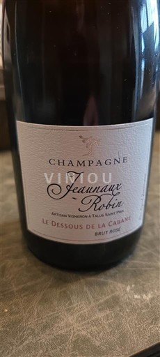 Champagne Sâm-panh Jeaunaux-Robin Le Dessous de la Cabane Không niên vụ