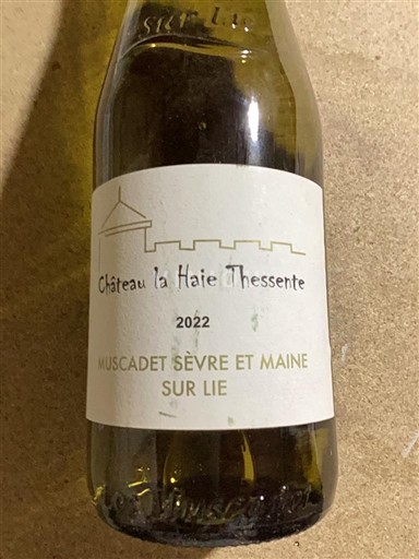 Loiredalen Muscadet-Sèvre-et-Maine Château La Haie-Thessente Sur Lie 2022