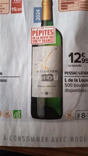 Bordeaux Pessac-Léognan Château La Louvière L de LA LOUVIÈRE 2024