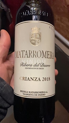 Castille và León Ribera del Duero Matarromera Crianza 2018