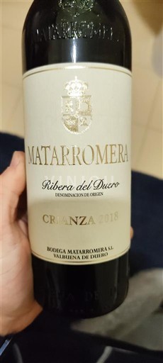 Vin Rouge sec Crianza Matarromera 2018 Spanjë Kastilja dhe Leoni Ribera del Duero DO