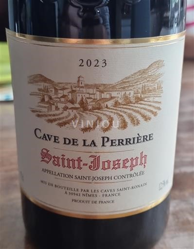 Rhônen laakso Côtes-du-rhône Cave de la Perrière Saint-Joseph 2023