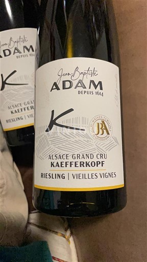 Alsace Không được chỉ định Grand Cru Jean-Baptiste Adam Kaefferkopf Riesling Vieilles Vignes 2021