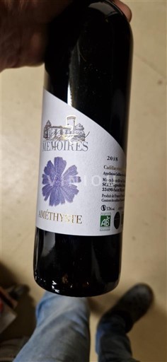 Burdeos Côtes-de-bourg Château Les Mémoires Améthyste 2018