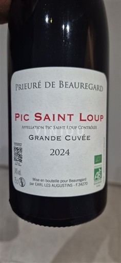 Linguadoca Pic Saint-Loup Prieuré de Beauregard Grande 2024