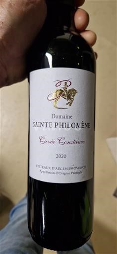 Provenza Coteaux d'Aix-en-Provence Domaine Sainte Philomène Constance 2020