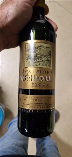 Bordeaux Médoc Bellevue Les Larmes de Bellevue 2014