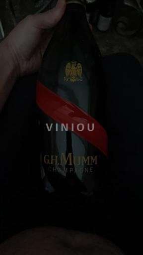 Rượu vang sủi bọt Blanc brut Grand Cordon G.H. Mumm Non millésimé Pháp Champagne Sâm-panh AOC