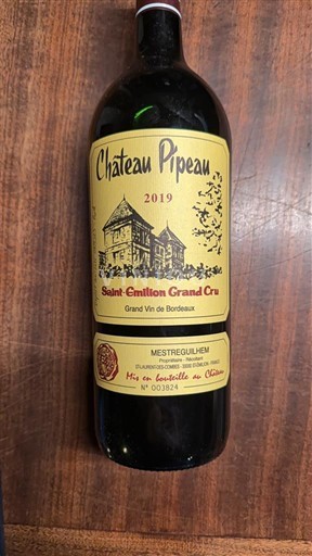 Burdeos Saint-Émilion Gran Cru Château Pipeau 2019