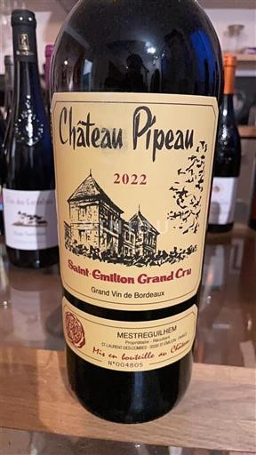 Bordeaux Saint-Émilion Grand Cru Château Pipeau 2022
