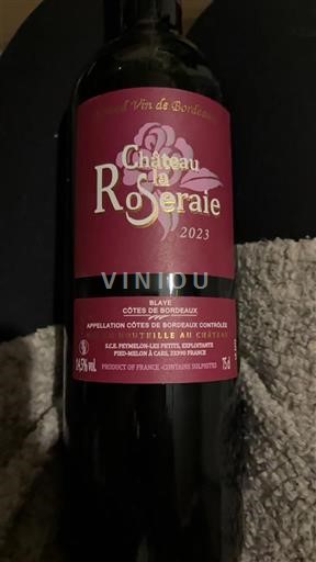 Burdeos Côtes de Blaye Château La Roseraie 2023