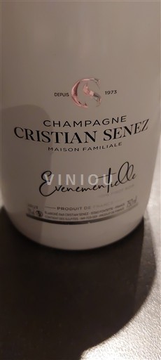 Champagne Champagner Cristian Senez Evenementielle Ohne Jahrgang