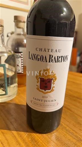 Bordeaux Saint-Julien Grand Cru Château Langoa Barton 2018