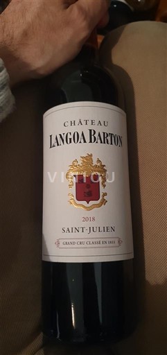 Бордо Сен-Жюльєн Grand Cru Château Langoa Barton 2018
