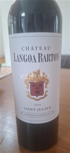 Bordeaux Saint-Julien Grand Cru Château Langoa Barton 2018