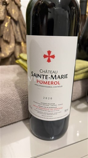 Bordeaux Pomerol Château Sainte-Marie 2020
