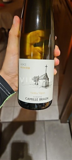 Alsace Không được chỉ định Domaine Camille Braun Vieilles Vignes 2023