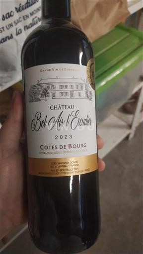 Burdeos Côtes-de-bourg Château Bel Air l'Ecuyer 2023