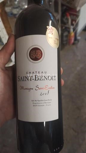 Bordeaux Montagne-saint-émilion Château Saint-Benoit 2018
