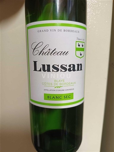 Burdeos Blaye-Côtes de Burdeos Château Lussan Sin añada