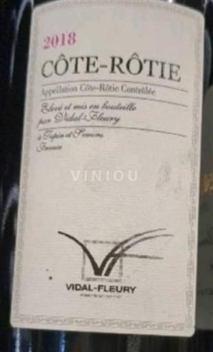Thung lũng Rhône Côte-rôtie Vidal-Fleury 2018
